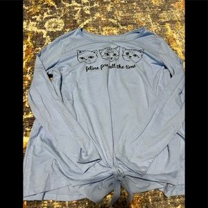 Size 20/22 plus Justice shirt